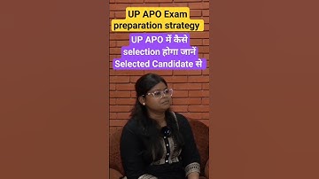 UP APO exam preparation strategy from Topper #shorts #trending #viral #upapo #upapo2022 #upjudiciary