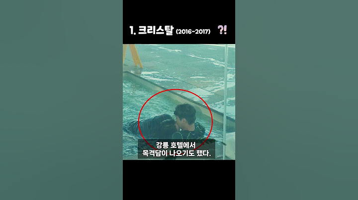엑소 카이가 만난 전여친들 모음