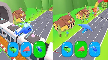 SHAPE-SHIFTING 🚲🚁🚗 All Levels Gameplay Android,ios (Part 20)