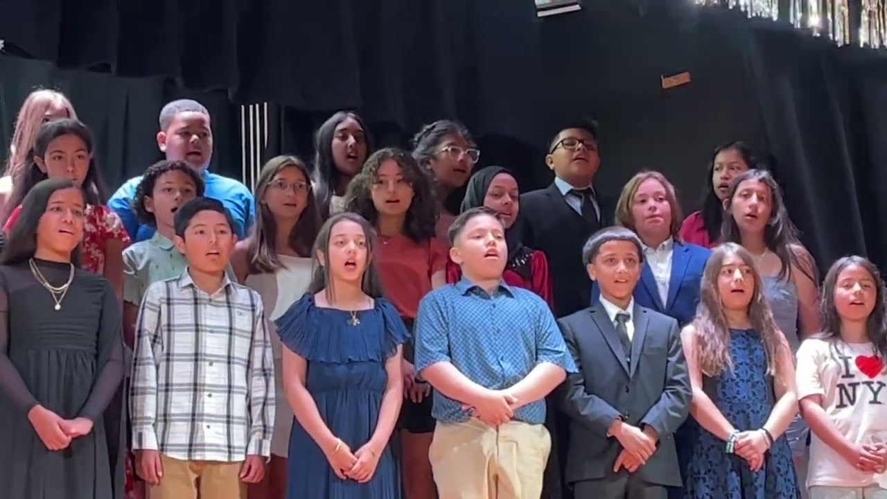 When I grow up ps234 5th grade moving up ceremony