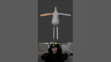 Tip: Delete half of character & use mirror modifier - making a 3d game in Blender - 2.5: Bug Boots