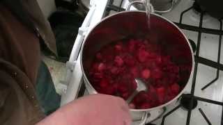 How To Make Strawberry Wine(A simple video to show you how I make a one gallon batch of strawberry wine. The music is Royalty free from Youtube. My recipe is: at least 3 lbs of fruit for one ..., 2013-12-29T00:25:49.000Z)