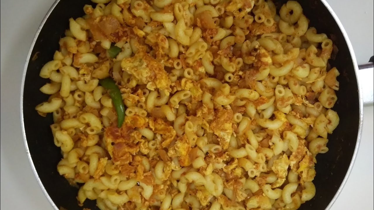 How to make egg pasta// egg macaroni// easy macaroni recipe south indian style in tamil YouTube