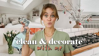 Deine Putzmotivation! Clean & decorate with me | inklusive viralem Hack + DIY Dekoidee