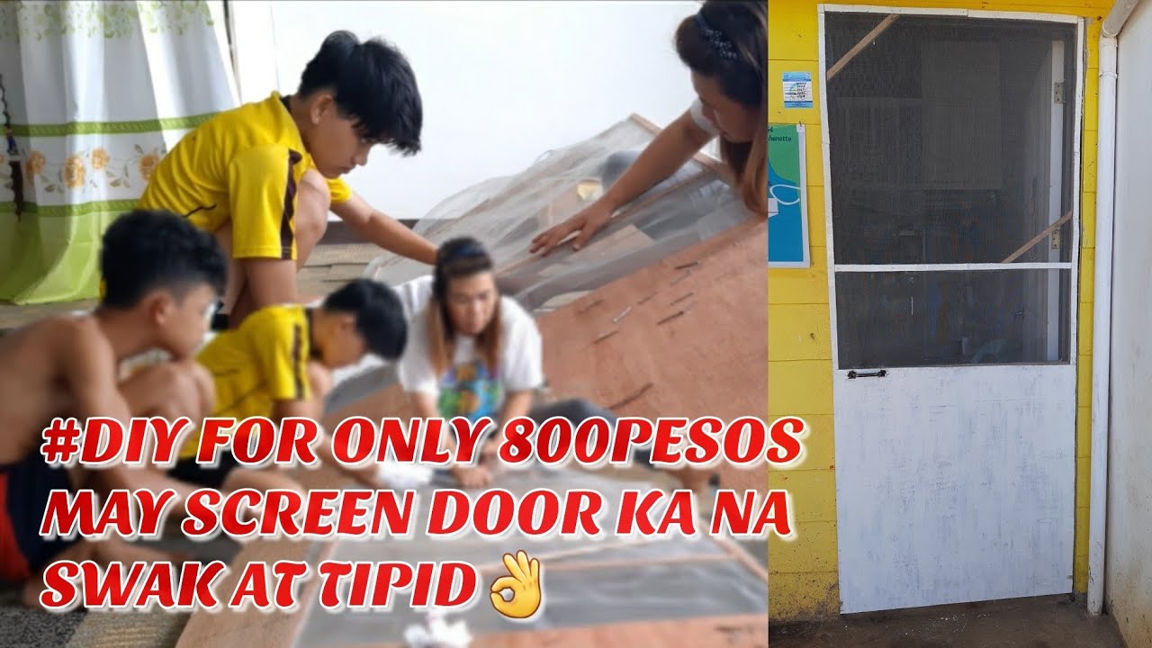 DIY SCREEN DOOR Philippines 800 PESOS ONLY PASOK SA BUDGET Jerfyvlogs DIY SCREEN DOOR Philippines 800 PESOS ONLY PASOK SA BUDGET Jerfyvlogs
