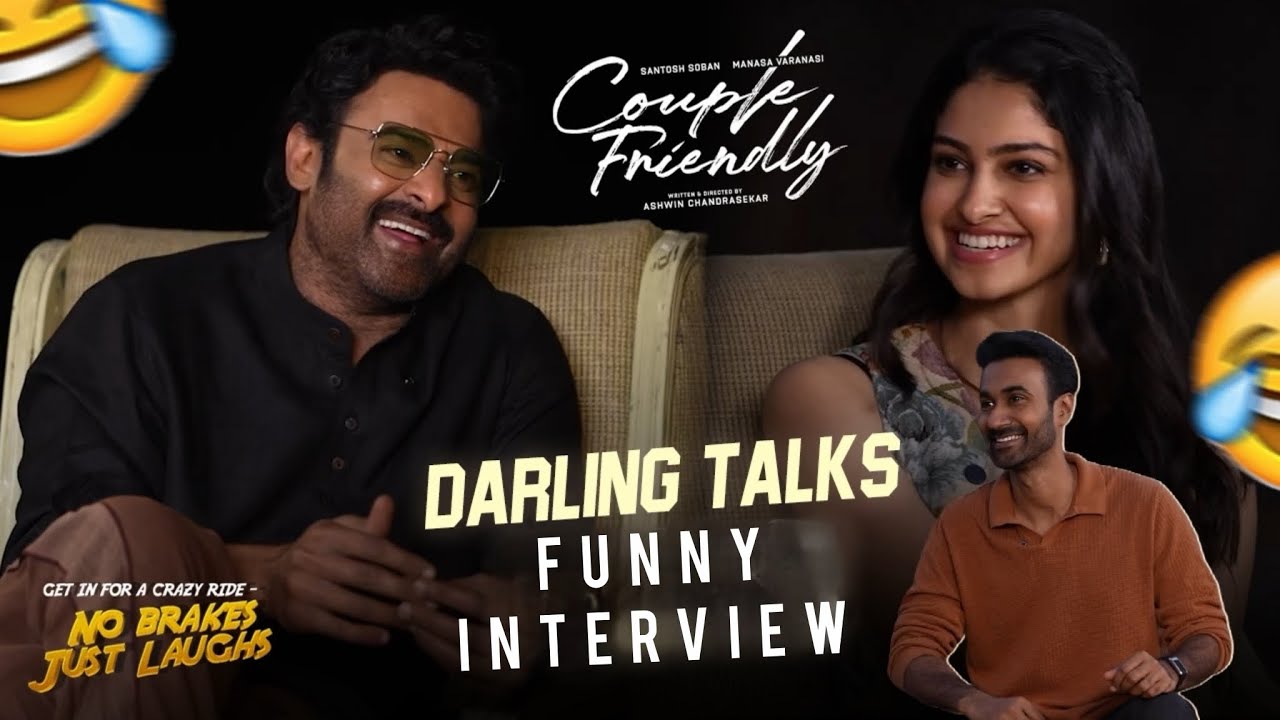 Darling Talks 😂 Prabhas Funny Interview With Santosh Soban | Manasa Varanasi | Couple Friendly