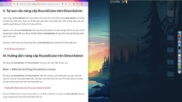 [#DirectAdmin] Nâng cấp RoundCube trên DirectAdmin với CustomBuild 2 0