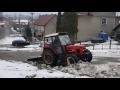 Zetor 7245 - Snow shoveling, Nižná 2017