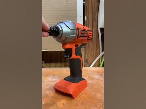 Black + Decker Impact Driver Stuck bit removal - YouTube