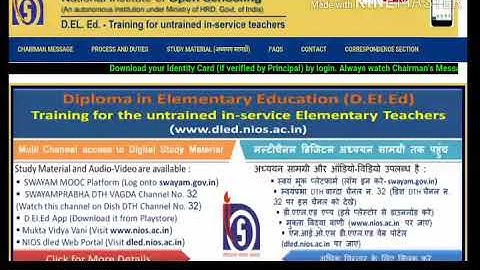 Nios Deled assignment submit date announced .must watch