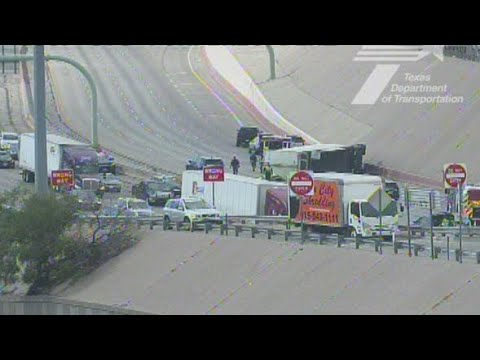Overturned semi-trailer closes all westbound lanes on I-10 near UTEP ...