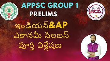 APPSC Group1 Prelims|Economy Preparation Tips|Indian & AP Economy& Syllubus Analysis  #tspsc