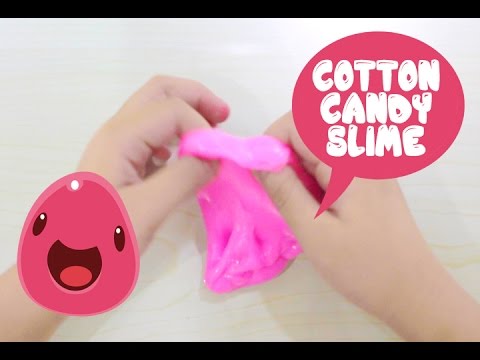 How To Make Kids Safe Cotton Candy Slime Cara Membuat