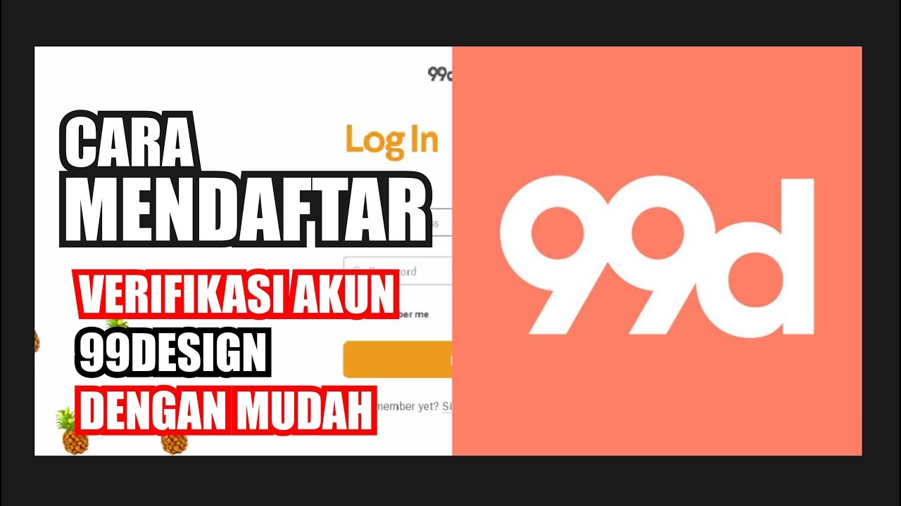 Cara daftar akun 99design