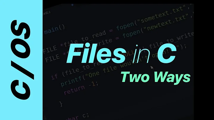Reading and Writing Files in C, two ways (fopen vs. open)