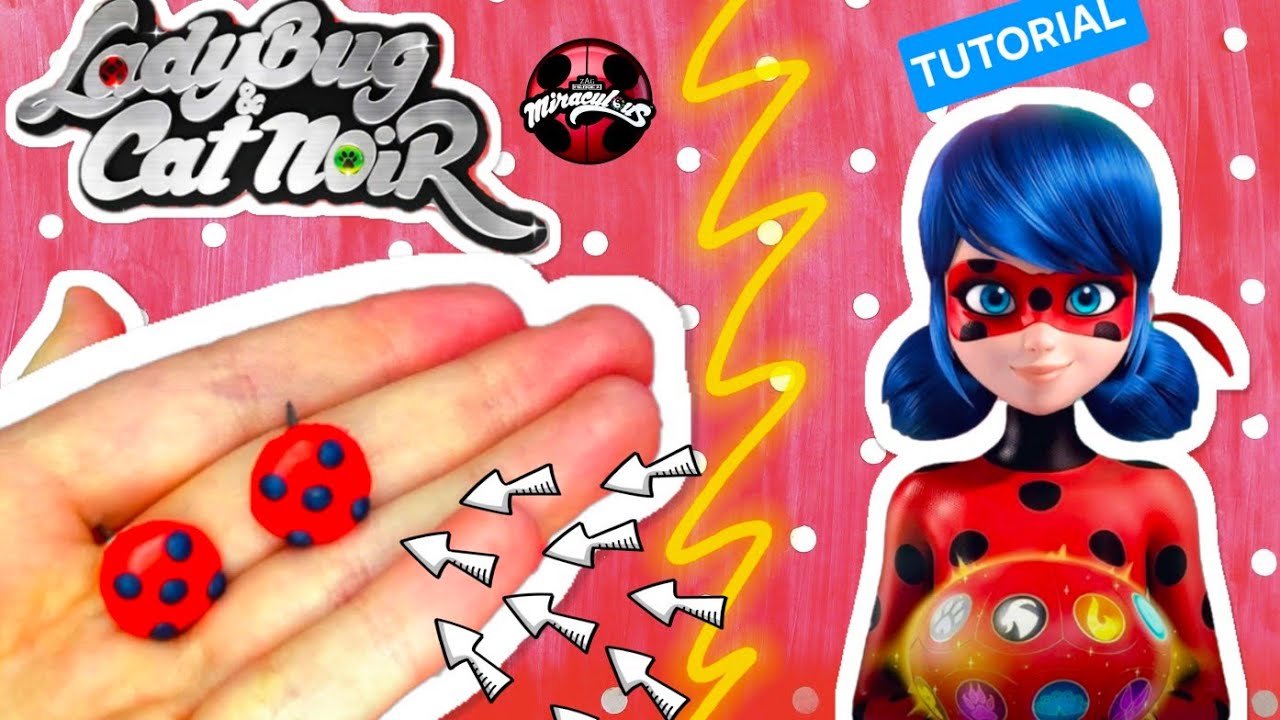 DIY// КАК СДЕЛАТЬ СЕРЕЖКИ ЛЕДИ БАГ 🐞🐞🐞/ HOW TO MAKE LADYBAG EARINGS 🐞🐞🐞