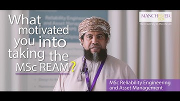 MSc Reliability Engineering and Asset Management Participant Interview Part 3