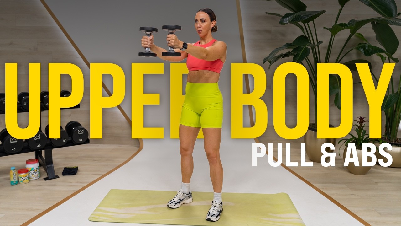 Build a Stronger Back & Arms | 40 Minute Dumbbell Workout PLUS ABS! Build a Stronger Back & Arms | 40 Minute Dumbbell Workout PLUS ABS!