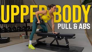 Build a Stronger Back & Arms | 40 Minute Dumbbell Workout PLUS ABS!