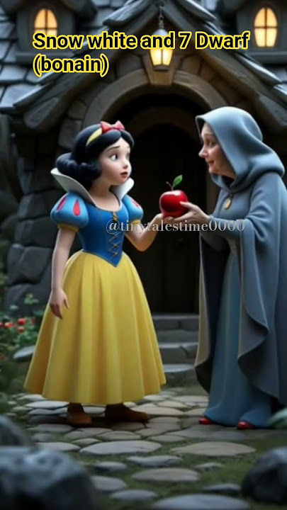 Snow White aur 7 Bonay ki  Kahani | Hindi Kids Story #Shorts