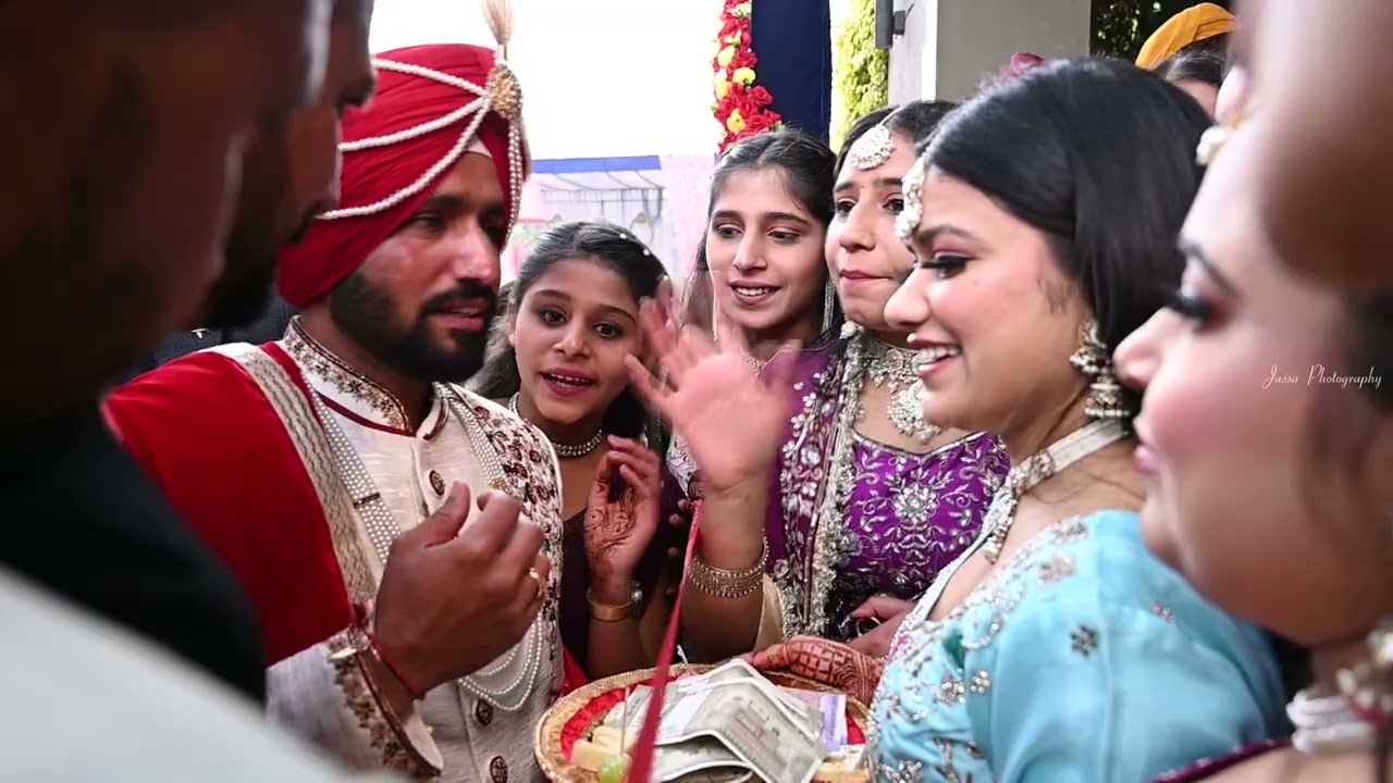 Best New  Punjabi Wedding Highlights Kiranpreet Kaur + Baldheer Singh Jassa Photography Church Chak