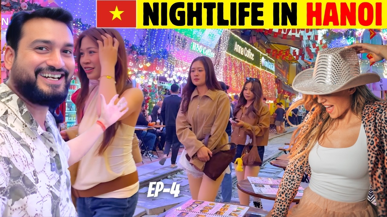 NIGHTLIFE IN HANOI VIETNAM