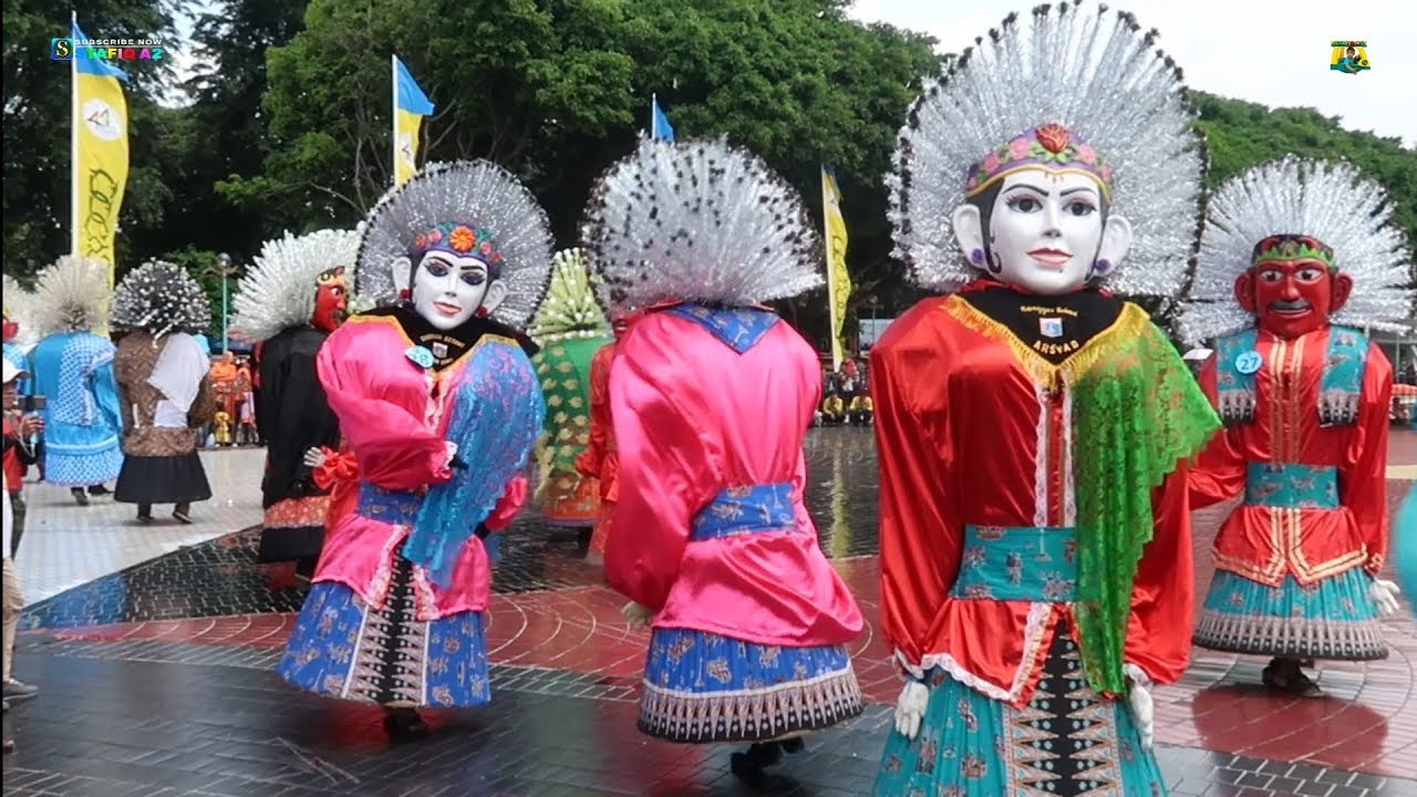 RATUSAN Ondel Ondel NGAMUK di Taman Mini, TOP Banget ~ Ulang Tahun TMII Ke-44