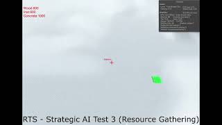Unity3d - Strategic AI Resource Gathering (Test 3)