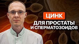 Цинк для простаты и сперматозоидов. Цинк для мужского здоровья. Врач уролог-андролог. Москва.