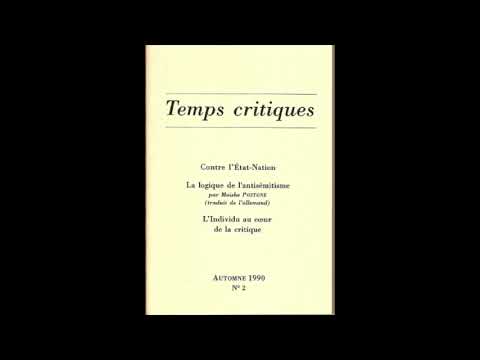 Retour sur l&#039;histoire de la revue Temps critiques