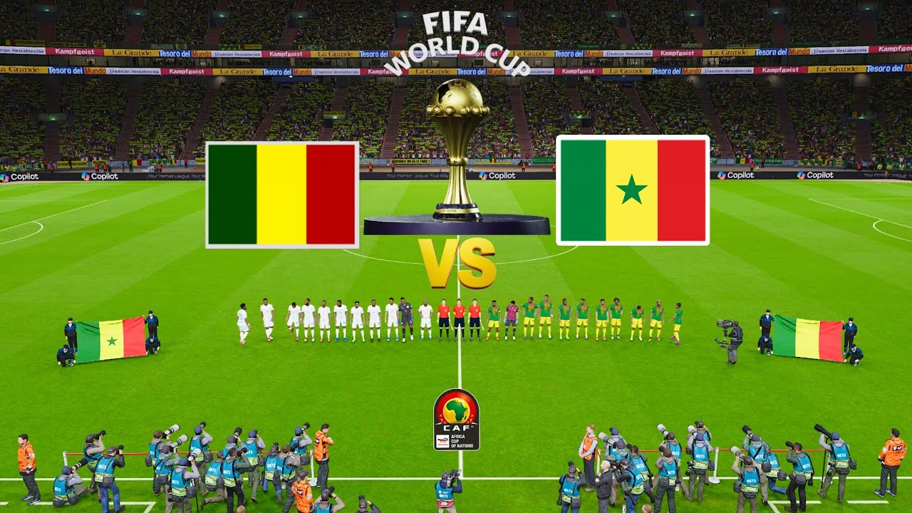 Обзор матча Мали — Сенегал | Четвертьфинал Кубка африканских наций FIFA | Симулятор PES