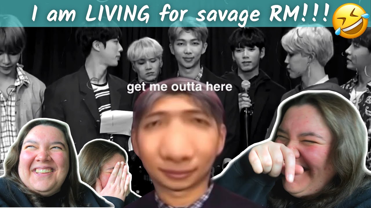 RM is lowkey savage... 😱 | 'Namjoon being done with everything' first time reaction! (SUPER FUNNY!)