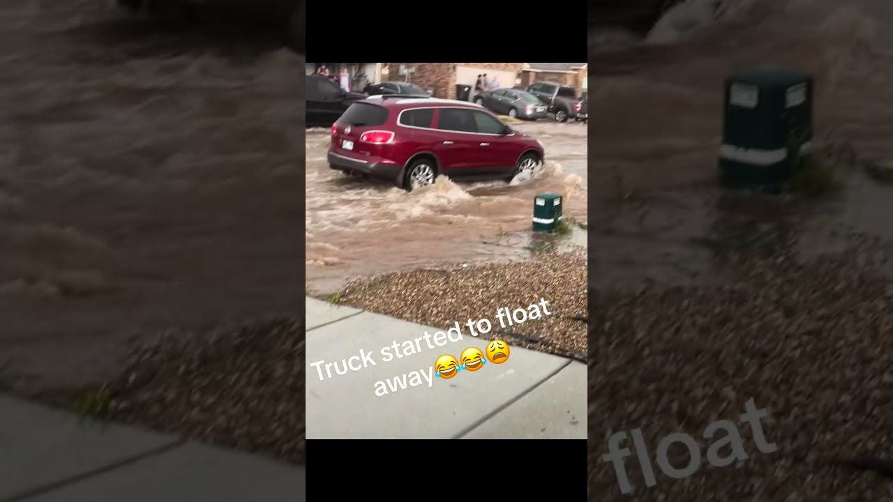 Roads Get Flooded Due to Rain in Odessa, Texas - 1503840