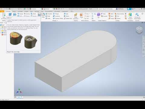 Inventor - Chapter 8 - Constructive Solid Geometry Concepts