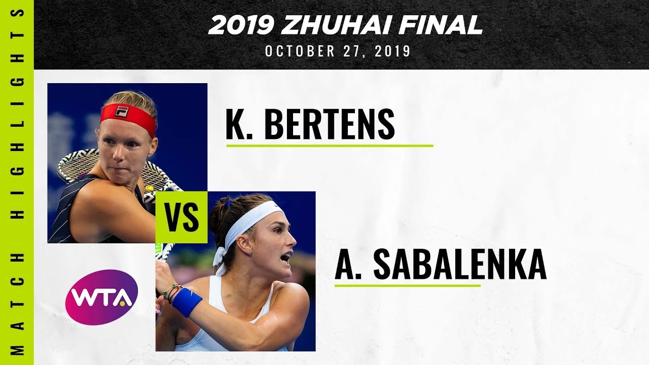 Epic Tiebreak: Sabalenka/Sasnovich vs Bertens/Schuurs