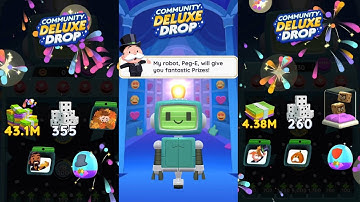 MonopolyGo Peg-E COMMUNITY DELUXE DROP | 1050 CHIP X100 PRIZE DROP #pege #monopolygo @monopolygo 