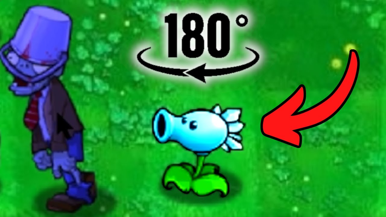 Plants Vs Zombies But All Plants Are Flipped