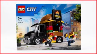 LEGO City 60404 Burger Truck Speed Build