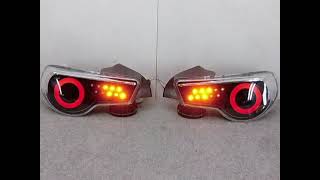 86 ハチロク BRZ ZN6 ZC6 前期 オリジナルリング デザイン アクリル加工 フルLED テールランプ 86 ハチロク BRZ ZN6 ZC6 前期 オリジナルリング デザイン アクリル加工 フルLED テールランプ