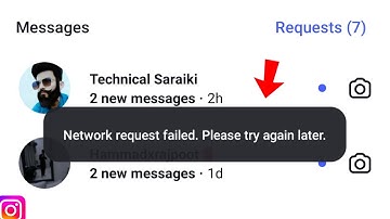 Instagram Network Request Failed Problem | Network Request Failed Please Try Again Later