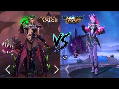 Mobile legends vs Arena of valor! Mobile legends vs Moba games @Soulmobilelegends