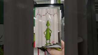 CHRISTMAS FANS - THE GRINCH SHOWER CURTAIN $14.99 - BATHROOM DECOR - BUDGET SHOPPING AT BURLINGTON