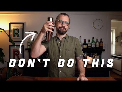 How to Mix a Drink - are you doing it wrong?
