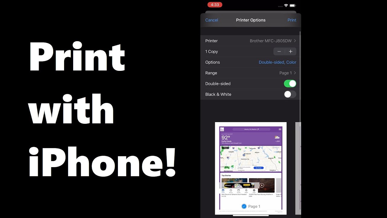 How To Print Double Sided From Iphone