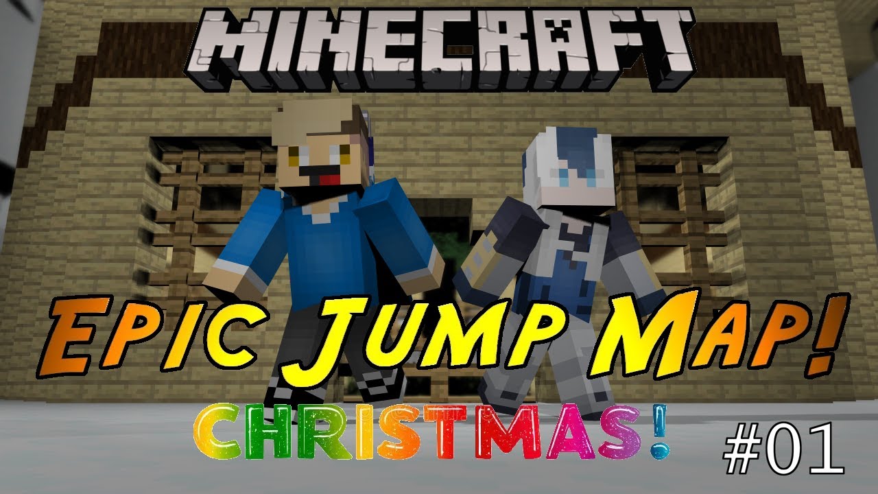 Epic Jump Map Christmas Trolling - Minecraft Parkour Map Part #1 - YouTube