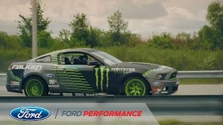 Vaughn Gittin Jr. Drifts Ford Mustang Factory | Mustang | Ford Performance