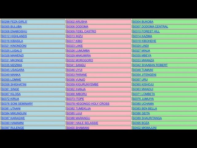 TAMISEMI: FORM FIVE SECOND SELECTION 2022/2023|JINSI YA KUTAZAMA SECOND  SELECTION ZA FORM FIVE HAPA - YouTube