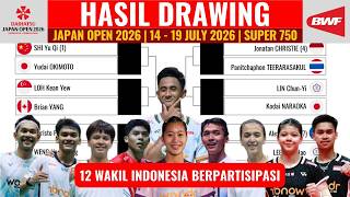 2026 Japan Open Draw Results