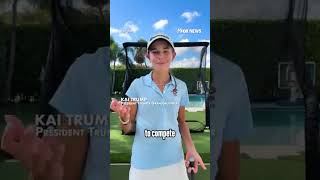 حفيدة الرئيس ترامب تتجه نحو الاحتراف: أول مشاركة لها في جولة LPGA #shorts #trump screenshot 4