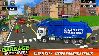 Garbage Truck Driver Simulator 2020 - Dump Truck Collecting Trash - Android Gameplay Part #2 screenshot 4
